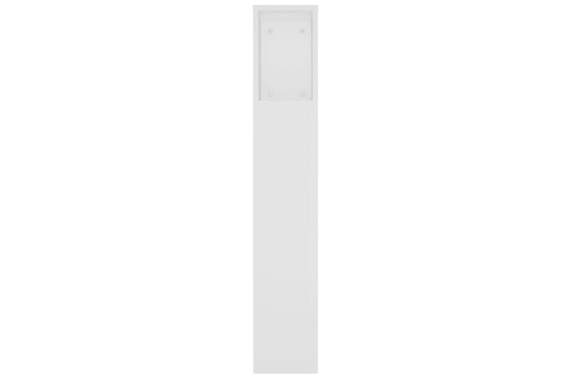 beBasic Sängynpääty säilytystilalla valkoinen 220x18,5x104,5 cm - Valkoinen - Huonekalut - Sänky - Sängyn lisävarusteet & sängynpäädyt - Sängynpääty