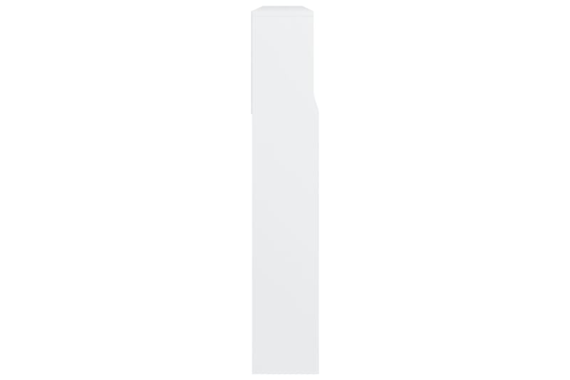 beBasic Sängynpääty säilytystilalla valkoinen 220x19x103,5 cm - Valkoinen - Huonekalut - Sänky - Sängyn lisävarusteet & sängynpäädyt - Sängynpääty