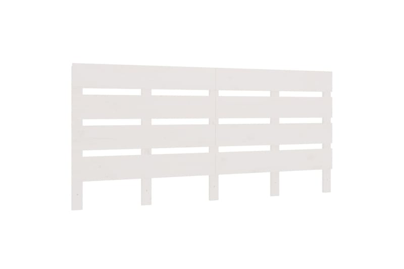 beBasic Sängynpääty valkoinen 135x3x80 cm täysi mänty - Valkoinen - Huonekalut - Sänky - Sängyn lisävarusteet & sängynpäädyt - Sängynpääty