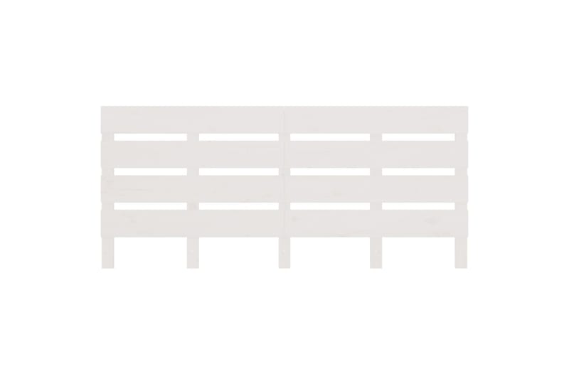 beBasic Sängynpääty valkoinen 150x3x80 cm täysi mänty - Valkoinen - Huonekalut - Sänky - Sängyn lisävarusteet & sängynpäädyt - Sängynpääty