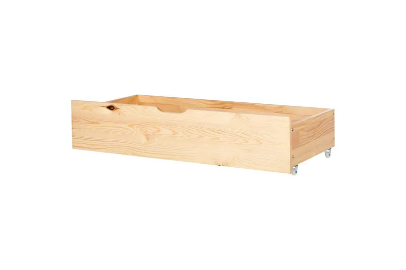 Förvaringslådor för säng Beliani Olendon set om 2 Ljus trä Light colored wood - Huonekalut - Sänky - Sängyn lisävarusteet & sängynpäädyt - Sälepohjat