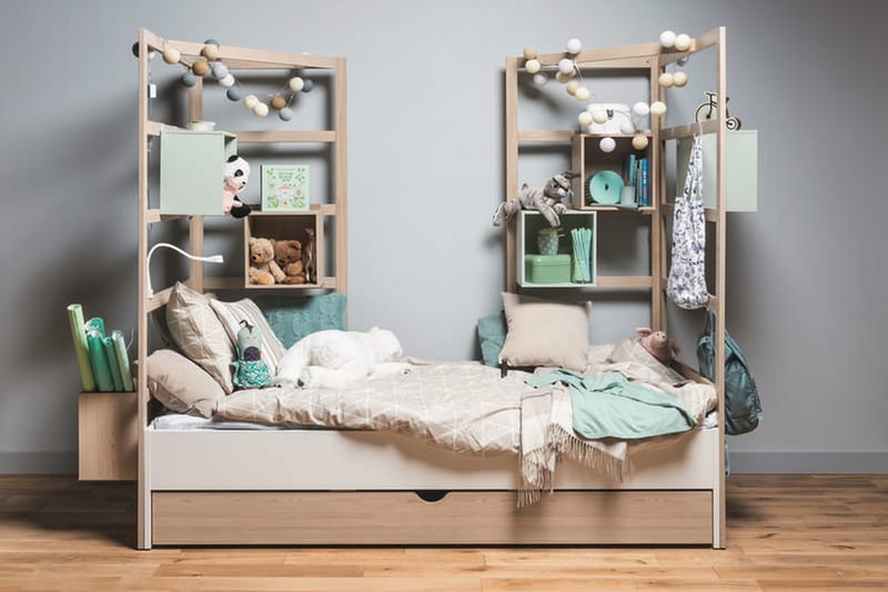 Laatikko Stige Puu/Luonnonväri - VOX - Huonekalut - Sänky - Sängyn lisävarusteet & sängynpäädyt - Makuuhuoneen säilytys