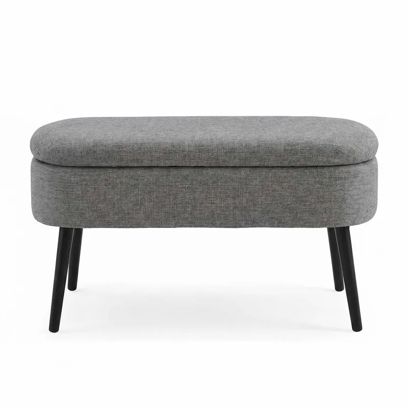 Pouffe with Storage Atelier Del Sofa Harmaa, undefined