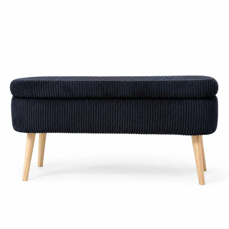 Pouffe with Storage Atelier Del Sofa Musta, undefined