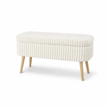 Pouffe with Storage Atelier Del Sofa Toscano Cream