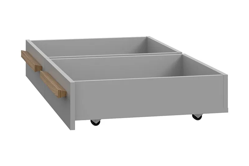 Sängynaluslaatikko Meris 2-pak, Harmaa/Ruskea