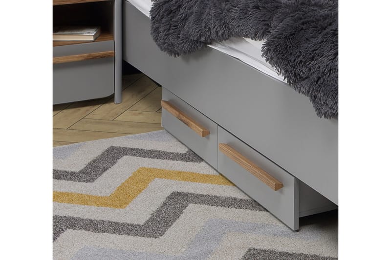 Sängynaluslaatikko Meris 2-pak - Harmaa/Ruskea - Huonekalut - Sänky - Sängyn lisävarusteet & sängynpäädyt - Makuuhuoneen säilytys