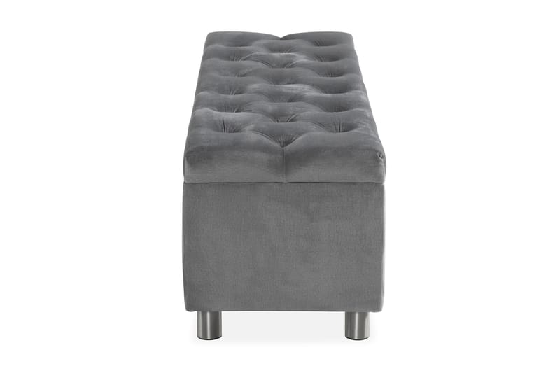 Sängynpäätyarkku Rebeca 140 cm - Harmaa - Huonekalut - Sänky - Sängyn lisävarusteet & sängynpäädyt - Makuuhuoneen säilytys - Sängynpäätylaatikko