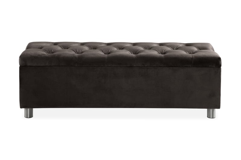 Sängynpäätyarkku Rebeca 140 cm - Musta - Huonekalut - Sänky - Sängyn lisävarusteet & sängynpäädyt - Makuuhuoneen säilytys - Sängynpäätylaatikko