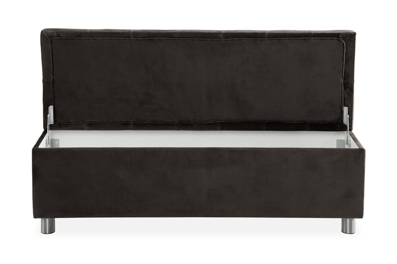 Sängynpäätyarkku Rebeca 140 cm - Musta - Huonekalut - Sänky - Sängyn lisävarusteet & sängynpäädyt - Makuuhuoneen säilytys - Sängynpäätylaatikko