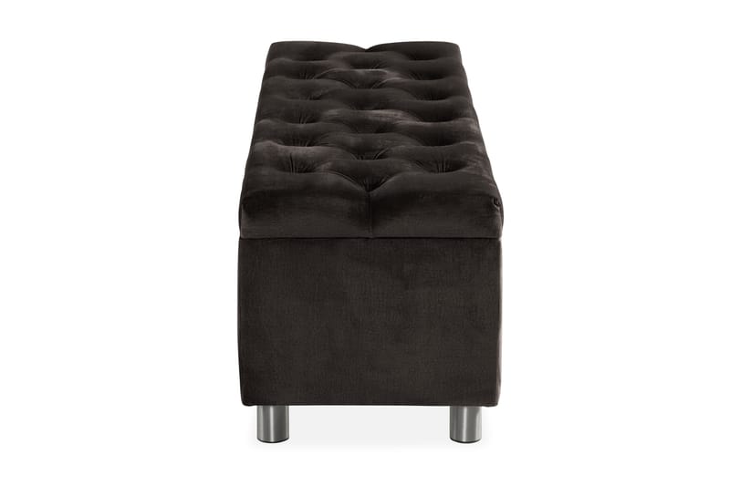 Sängynpäätyarkku Rebeca 140 cm - Musta - Huonekalut - Sänky - Sängyn lisävarusteet & sängynpäädyt - Makuuhuoneen säilytys - Sängynpäätylaatikko