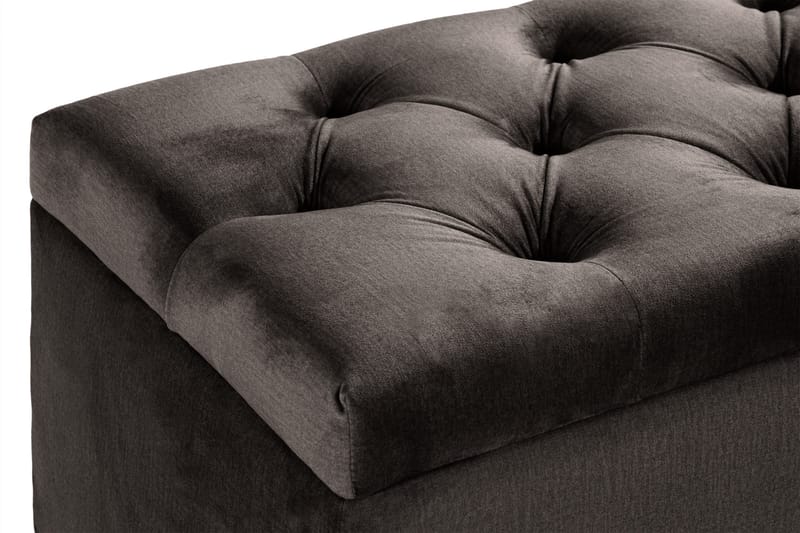 Sängynpäätyarkku Rebeca 140 cm - Musta - Huonekalut - Sänky - Sängyn lisävarusteet & sängynpäädyt - Makuuhuoneen säilytys - Sängynpäätylaatikko