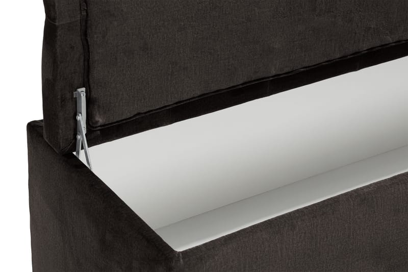 Sängynpäätyarkku Rebeca 140 cm - Musta - Huonekalut - Sänky - Sängyn lisävarusteet & sängynpäädyt - Makuuhuoneen säilytys - Sängynpäätylaatikko