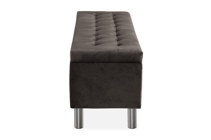 Sängynpäätyarkku Rebeca 140 cm Neliö - Musta - Huonekalut - Sänky - Sängyn lisävarusteet & sängynpäädyt - Makuuhuoneen säilytys - Sängynpäätylaatikko