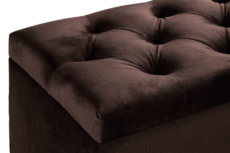 Sängynpäätyarkku Rebeca 140 cm - Ruskea - Huonekalut - Sänky - Sängyn lisävarusteet & sängynpäädyt - Makuuhuoneen säilytys - Sängynpäätylaatikko