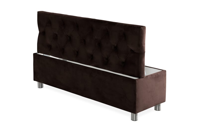 Sängynpäätyarkku Rebeca 140 cm - Ruskea - Huonekalut - Sänky - Sängyn lisävarusteet & sängynpäädyt - Makuuhuoneen säilytys - Sängynpäätylaatikko