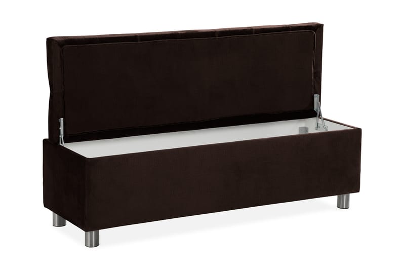 Sängynpäätyarkku Rebeca 140 cm - Ruskea - Huonekalut - Sänky - Sängyn lisävarusteet & sängynpäädyt - Makuuhuoneen säilytys - Sängynpäätylaatikko