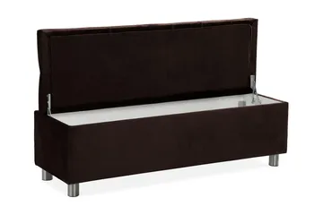 Sängynpäätyarkku Rebeca 140 cm - Ruskea - Huonekalut - Sänky - Sängyn lisävarusteet & sängynpäädyt - Makuuhuoneen säilytys - Sängynpäätylaatikko