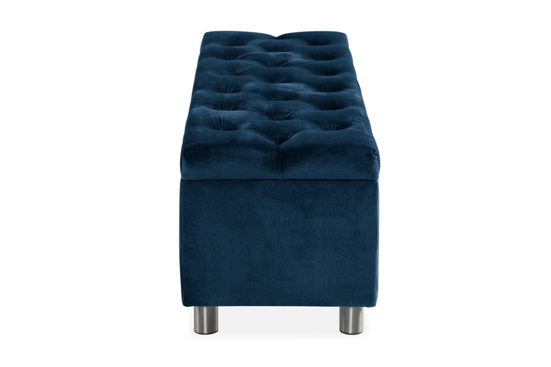 Sängynpäätyarkku Rebeca 140 cm - Sininen - Huonekalut - Sänky - Sängyn lisävarusteet & sängynpäädyt - Makuuhuoneen säilytys - Sängynpäätylaatikko