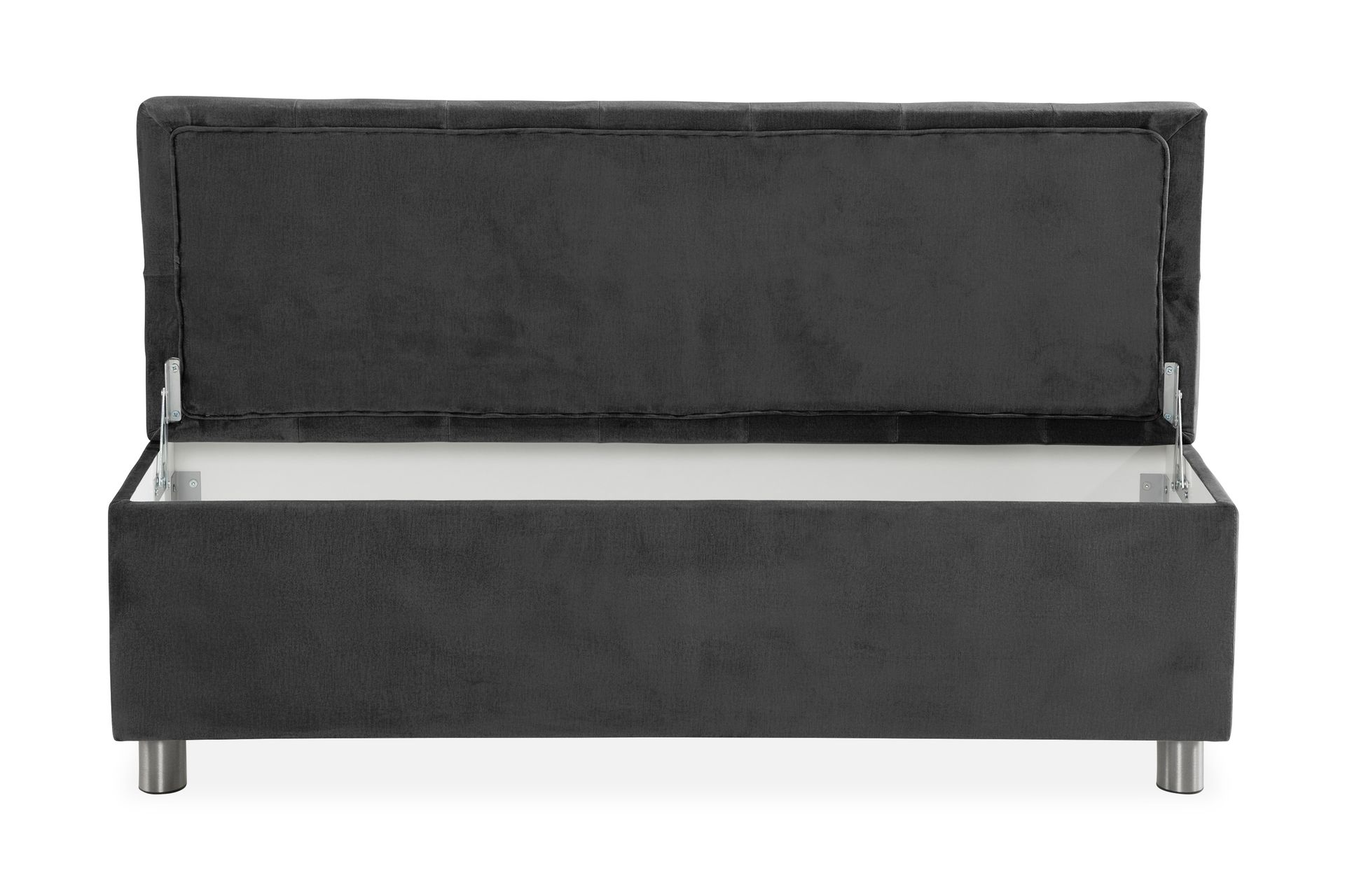 Sängynpäätyarkku Rebeca 140 cm - Tummanharmaa - Huonekalut - Sänky - Sängyn lisävarusteet & sängynpäädyt - Makuuhuoneen säilytys - Sängynpäätylaatikko