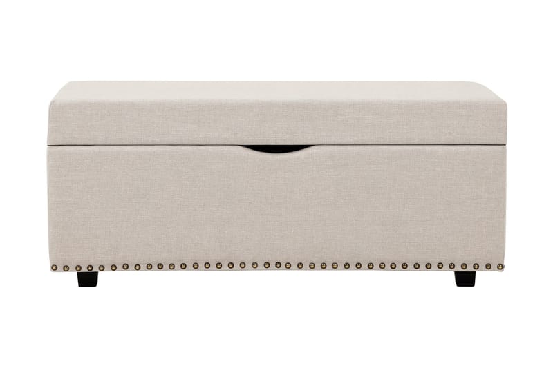 Sängynpäätyarkku Rosalie Beige - Huonekalut - Sänky - Sängyn lisävarusteet & sängynpäädyt - Makuuhuoneen säilytys - Sängynpäätylaatikko