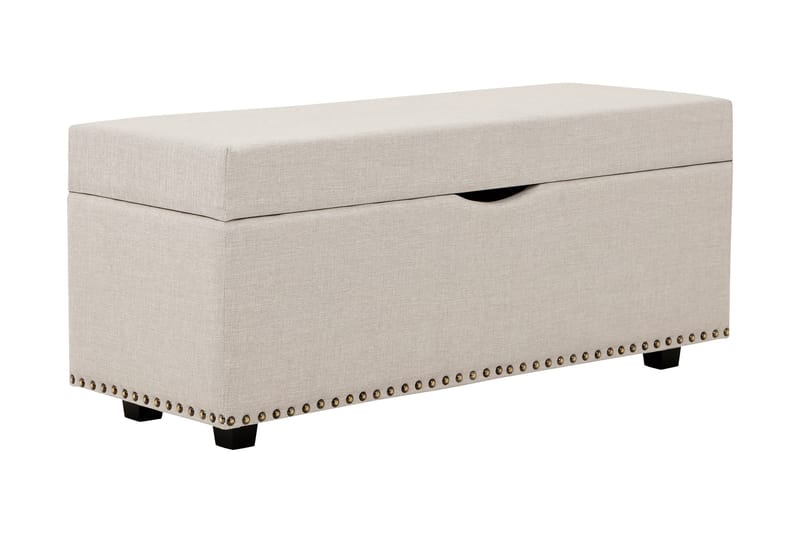 Sängynpäätyarkku Rosalie Beige - Huonekalut - Sänky - Sängyn lisävarusteet & sängynpäädyt - Makuuhuoneen säilytys - Sängynpäätylaatikko