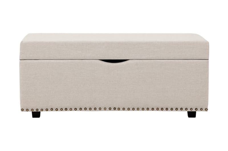 Sängynpäätyarkku Rosalie Beige - Huonekalut - Sänky - Sängyn lisävarusteet & sängynpäädyt - Makuuhuoneen säilytys - Sängynpäätylaatikko