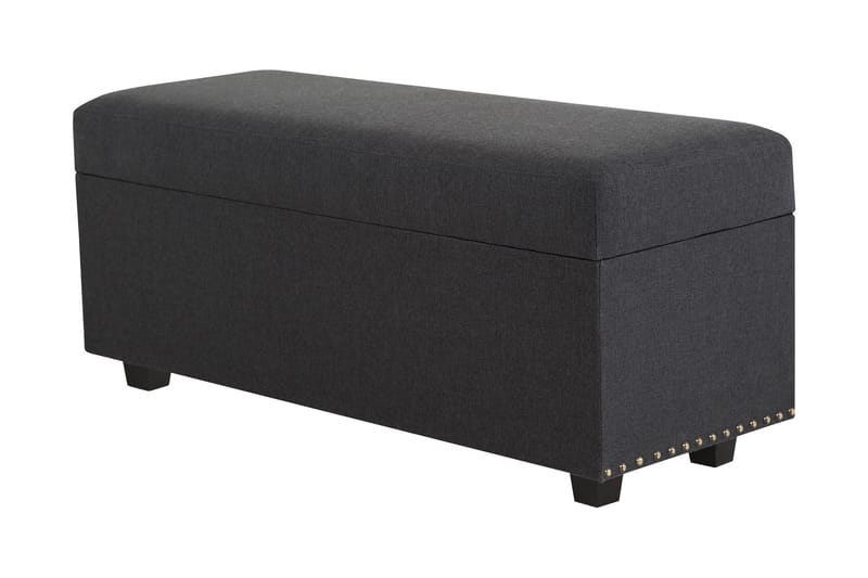 Sängynpäätyarkku Rosalie Musta - Huonekalut - Sänky - Sängyn lisävarusteet & sängynpäädyt - Makuuhuoneen säilytys - Sängynpäätylaatikko