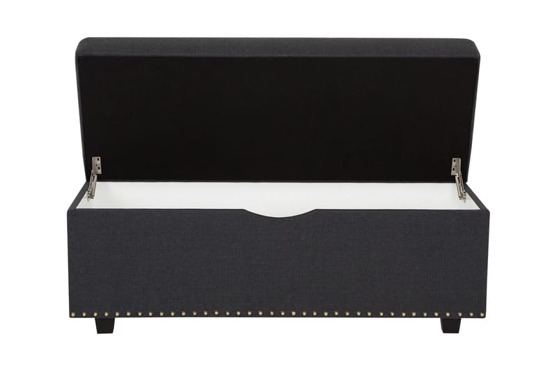 Sängynpäätyarkku Rosalie Musta - Huonekalut - Sänky - Sängyn lisävarusteet & sängynpäädyt - Makuuhuoneen säilytys - Sängynpäätylaatikko