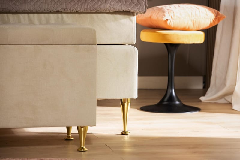 Sängynpäätyarkku Torsö Sametti - Beige - Huonekalut - Sänky - Sängyn lisävarusteet & sängynpäädyt - Makuuhuoneen säilytys - Sängynpäätylaatikko