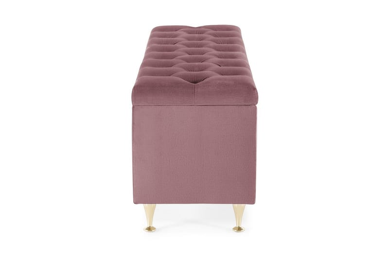 Sängynpäätyarkku Torsö Sametti - Roosa - Huonekalut - Sänky - Sängyn lisävarusteet & sängynpäädyt - Makuuhuoneen säilytys - Sängynpäätylaatikko