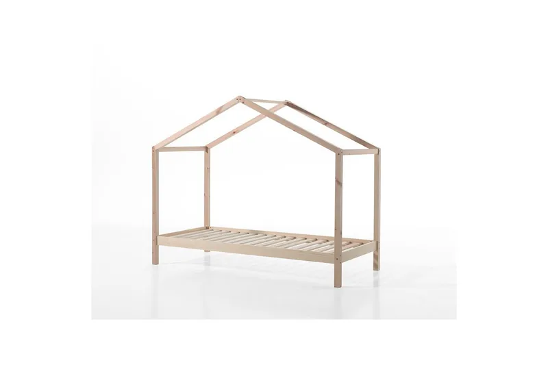 Sänky ilman aitaa ja tekstiilisarja laatikolla Dallas 90x200 cm Luonnollinen, Luonnollinen