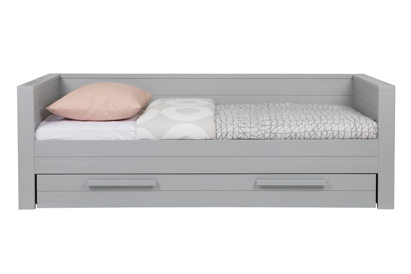 Sänkylaatikko Ludger 91x198 cm - Harmaa - Huonekalut - Sänky - Sängyn lisävarusteet & sängynpäädyt - Makuuhuoneen säilytys