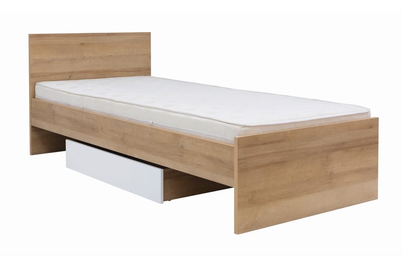 Sänkylaatikko Sitar, Puu/Luonnonväri/Valkoinen