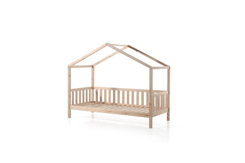 Talo sänky tekstiilisarjalla Dallas 90x200 cm Luonnollinen, Ilman aitausta, Laatikollinen - Luonnollinen, Ilman aitausta, Laatikollinen - Huonekalut - Sänky - Sängyn lisävarusteet & sängynpäädyt - Makuuhuoneen säilytys