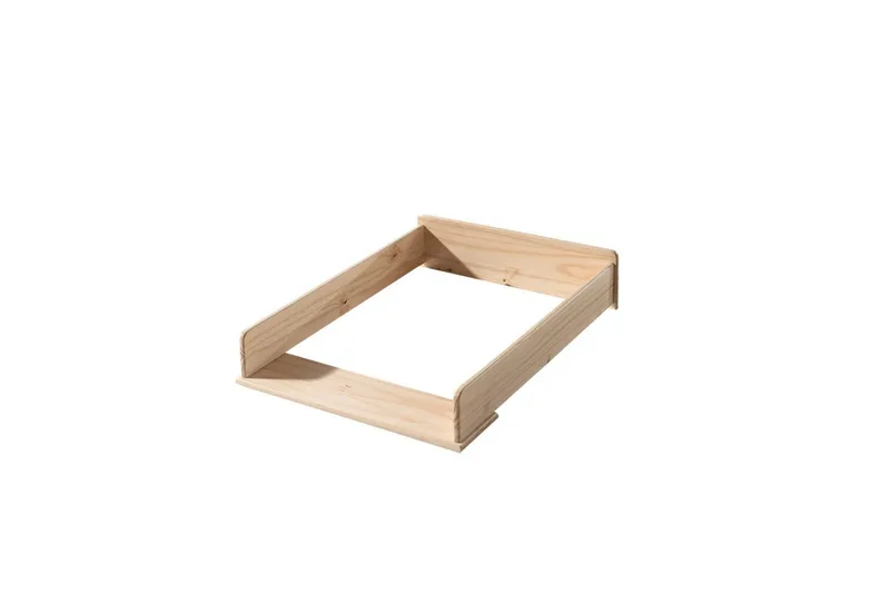 Vauvansänky lipastolla ja vaipanvaihtopäällä, vaatekaappi, kirjahylly Kiddy 2-ovinen - 2-ovinen - Huonekalut - Sänky - Sängyn lisävarusteet & sängynpäädyt - Makuuhuoneen säilytys