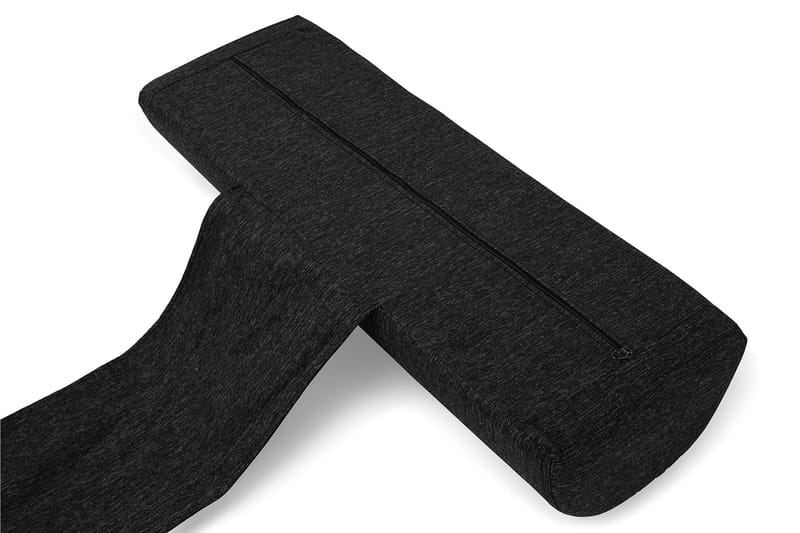 Niskatyyny Lucky Suuri 1 kpl - Musta/Harmaa - Huonekalut - Sänky - Sängyn lisävarusteet & sängynpäädyt