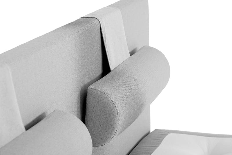 Niskatyyny Lucky Suuri 2 kpl - Vaaleanharmaa - Huonekalut - Sänky - Sängyn lisävarusteet & sängynpäädyt