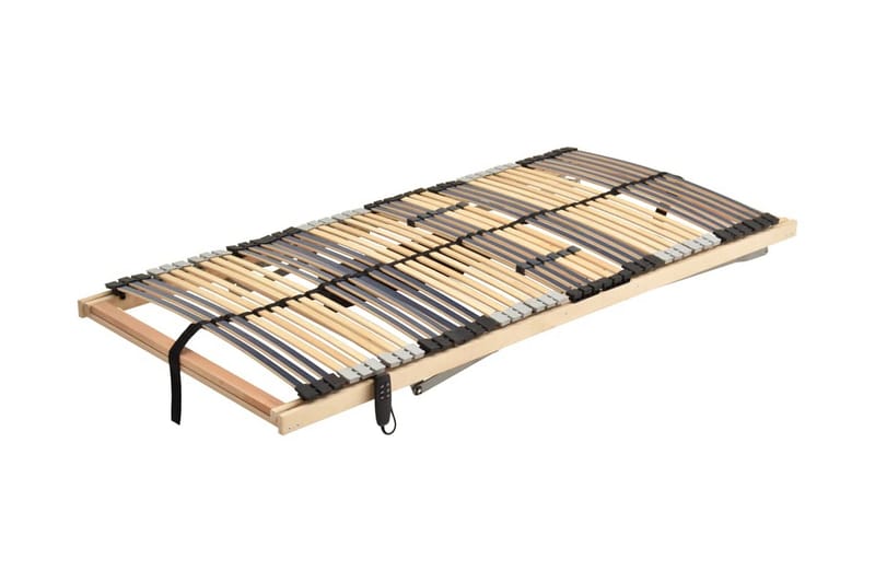 Sähkökäyttöinen sälepohja 42 sälettä 7 vyöhykettä 80x200 cm - Ruskea - Huonekalut - Sänky - Sängyn lisävarusteet & sängynpäädyt - Sälepohjat