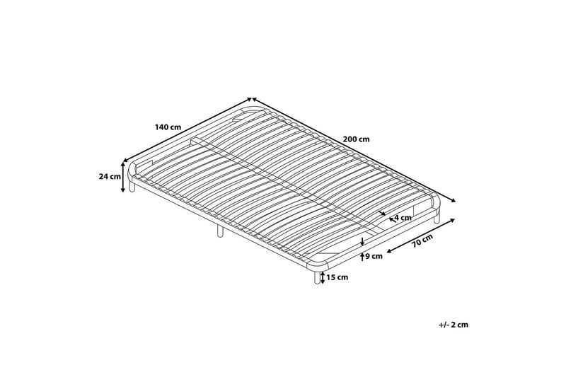 Sälepohja Basic 140x200 cm - Huonekalut - Sänky - Sängyn lisävarusteet & sängynpäädyt - Sälepohjat