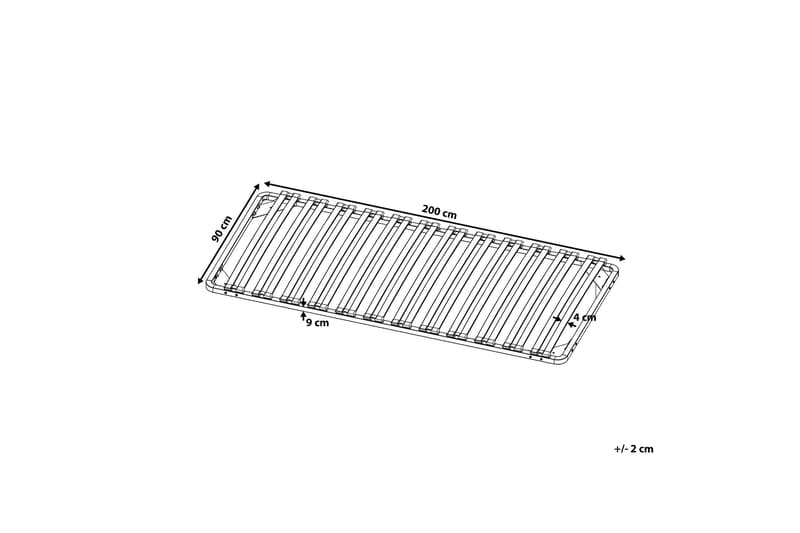Sälepohja Basic 90x200 cm - Huonekalut - Sänky - Sängyn lisävarusteet & sängynpäädyt - Sälepohjat