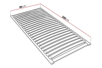Sälepohja Nausta 80x200 cm - Puu/Luonnonväri - Huonekalut - Sänky - Sängyn lisävarusteet & sängynpäädyt - Sälepohjat