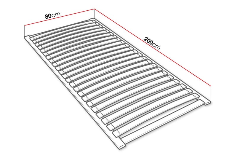 Sälepohja Nausta 80x200 cm - Puu/Luonnonväri - Huonekalut - Sänky - Sängyn lisävarusteet & sängynpäädyt - Sälepohjat