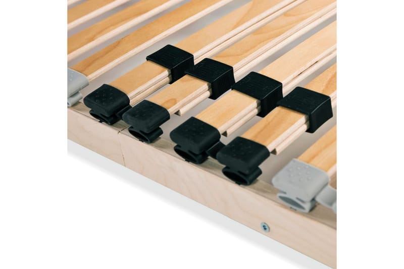 Sängyn sälepohja 28 säleellä 7 osaa 100x200 cm - Ruskea - Huonekalut - Sänky - Sängyn lisävarusteet & sängynpäädyt - Sälepohjat
