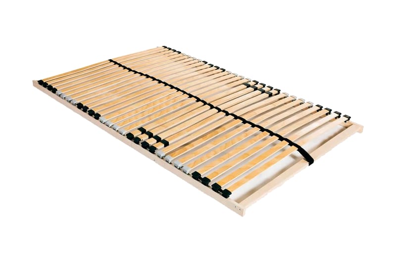 Sängyn sälepohja 28 säleellä 7 osaa 140x200 cm - Ruskea - Huonekalut - Sänky - Sängyn lisävarusteet & sängynpäädyt - Sälepohjat