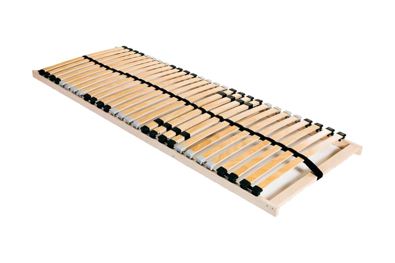 Sängyn sälepohja 28 säleellä 7 vyöhykettä 80x200 cm - Ruskea - Huonekalut - Sänky - Sängyn lisävarusteet & sängynpäädyt - Sälepohjat