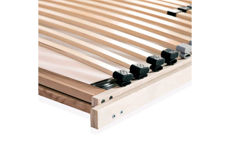 Sängyn sälepohja 28 säleellä 7 vyöhykettä 80x200 cm - Ruskea - Huonekalut - Sänky - Sängyn lisävarusteet & sängynpäädyt - Sälepohjat