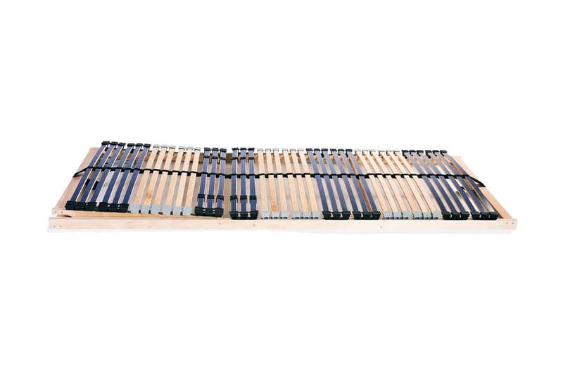 Sängyn sälepohja 42 säleellä 7 vyöhykettä 80x200 cm - Sininen - Huonekalut - Sänky - Sängyn lisävarusteet & sängynpäädyt - Sälepohjat