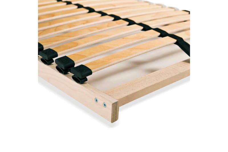 Sängyn sälepohjat 2 kpl 28 säleellä 7 vyöhykettä 70x200 cm - Huonekalut - Sänky - Sängyn lisävarusteet & sängynpäädyt - Sälepohjat