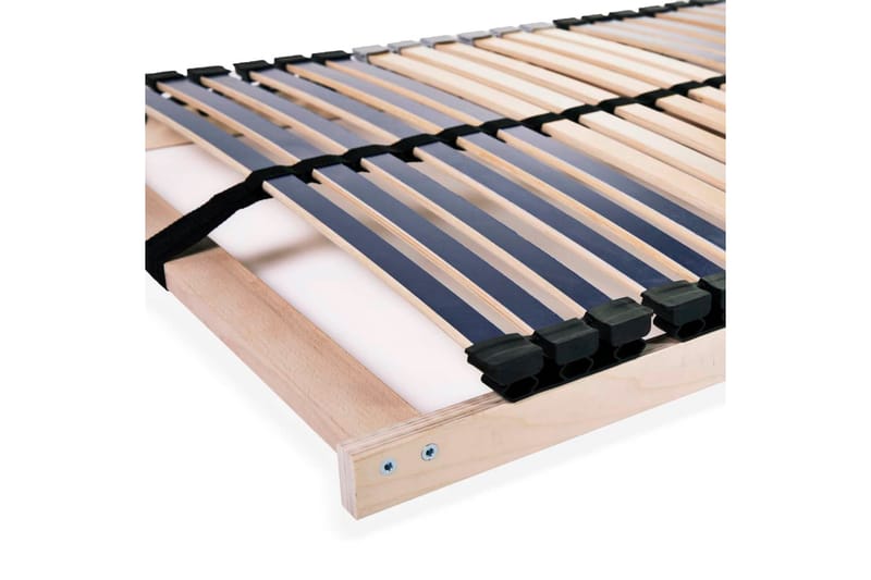 Sängyn sälepohjat 2 kpl 42 säleellä 7 vyöhykettä 90x200 cm - Huonekalut - Sänky - Sängyn lisävarusteet & sängynpäädyt - Sälepohjat